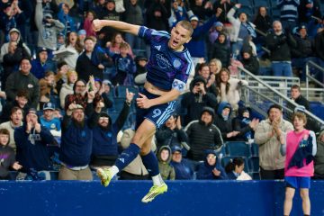 Dejan Joveljic scores twice in Sporting KC’s 2-2 draw with Columbus.