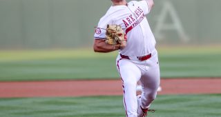 Hogs Down Bulldogs in Series Opener.